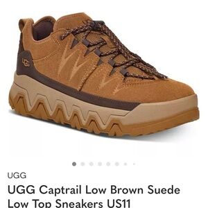UGG Captrail Low Tan Suede Sneakers